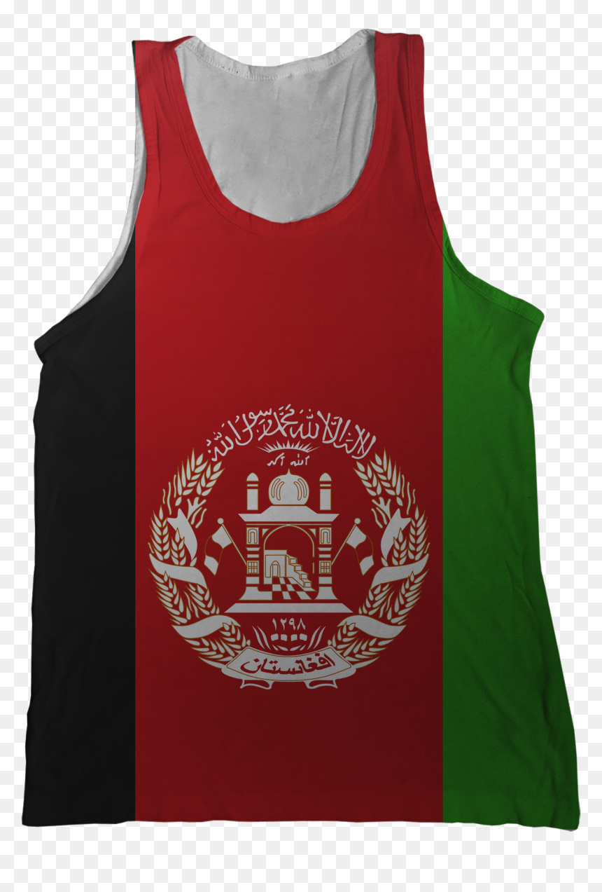Afghanistan Flag Tank Top , Png Download - Flag Of Afghanistan, Transparent Png - afghanistan flag png