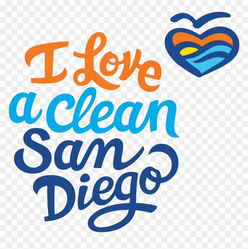 Love A Clean San Diego Logo Clipart , Png Download - Love A Clean San Diego, Transparent Png - san diego chargers png