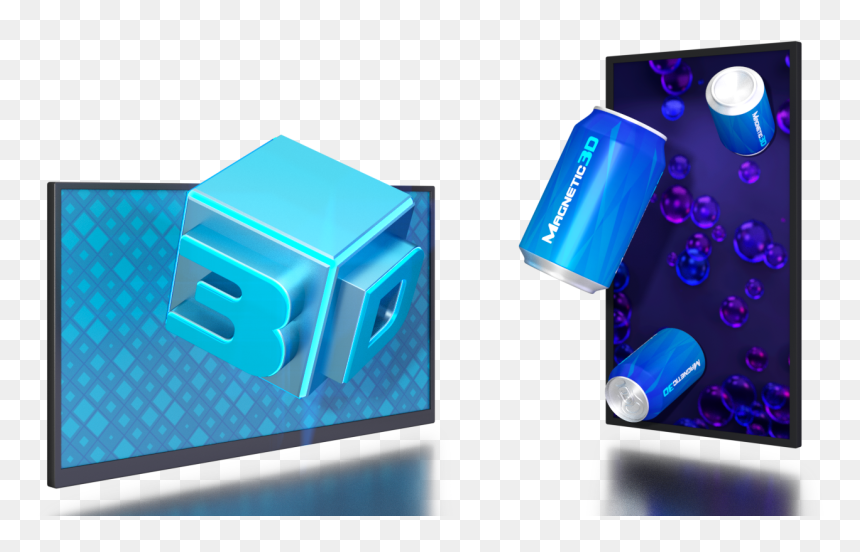 Glasses-free 3d Displays - Graphic Design, HD Png Download - magnetic png