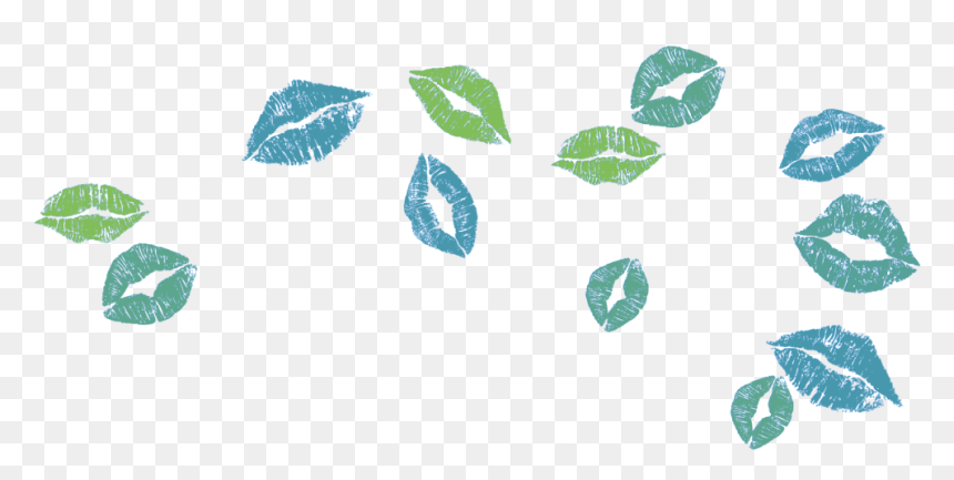 #lips #blue #green #confetti - Emblem, HD Png Download - green confetti png