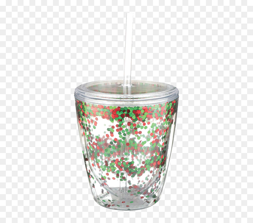 Red And Green Confetti Dof - Lampshade, HD Png Download - green confetti png