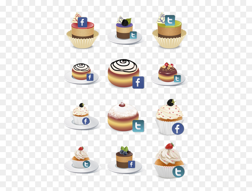 Cupcake, HD Png Download - bakery icon png