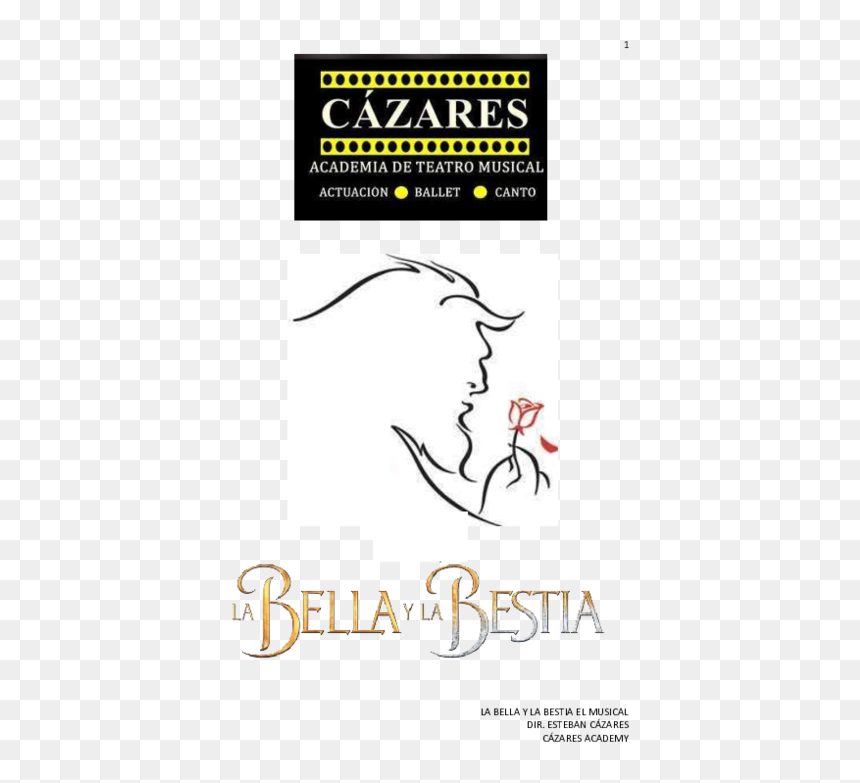 Beauty And The Beast, HD Png Download - la bella y la bestia png
