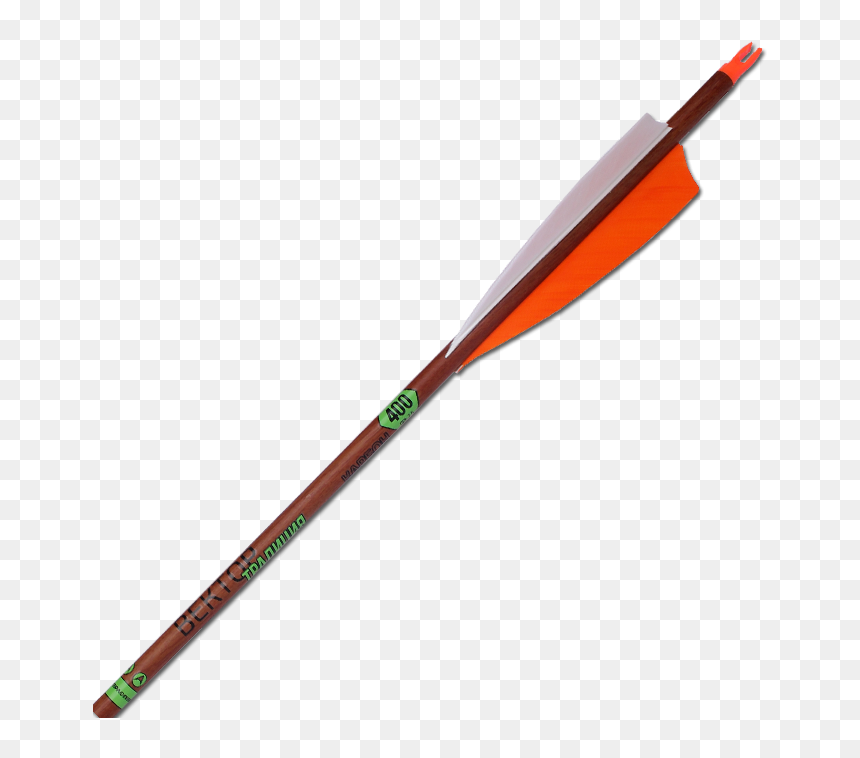 Arrow Bow Png - Red Orange Color Pencil, Transparent Png - bow arrows png