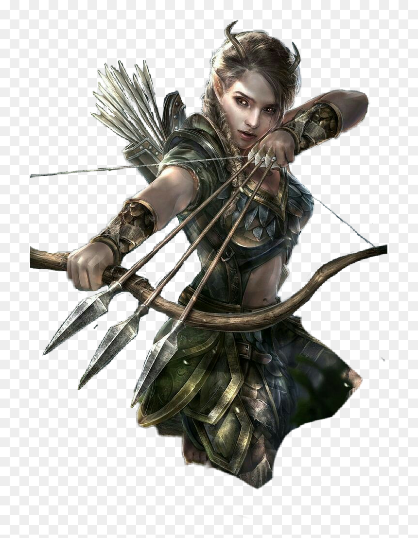 #gurl #bow #arrows #forest #amazon, HD Png Download - bow arrows png