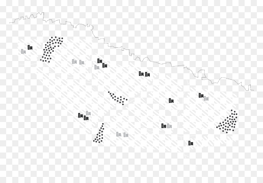 Ciudad Mapa-01 - Illustration, HD Png Download - mapa colombia png