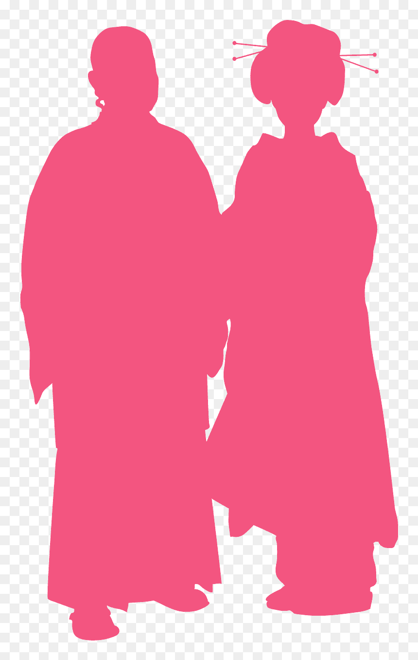 Japanese Silhouette, HD Png Download - png traditional clothing