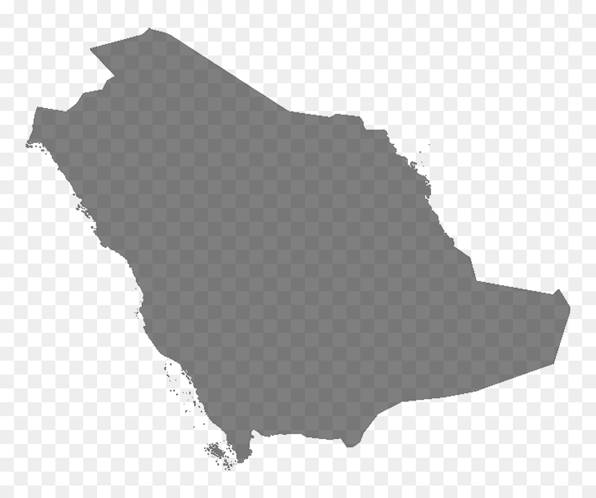 Saudi Arabia Map Green, HD Png Download - mapa colombia png