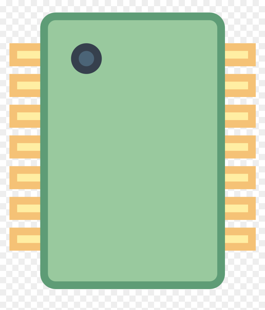 Integrated Circuits Transparent Images Png - Integrated Circuit Svg Icon, Png Download - circut png