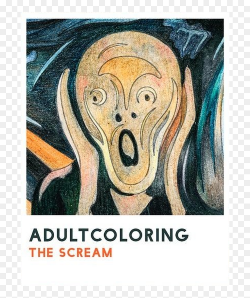 #pantone #tattone #art #artistic #artsy #artist #scream, HD Png Download - the scream png