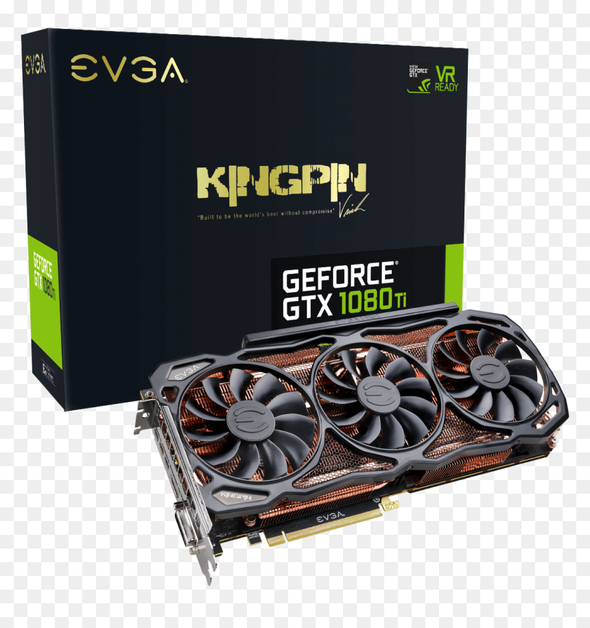 Evga Geforce Gtx 1080 Ti K - Most Powerful Gtx 1080 Ti, HD Png Download - evga png