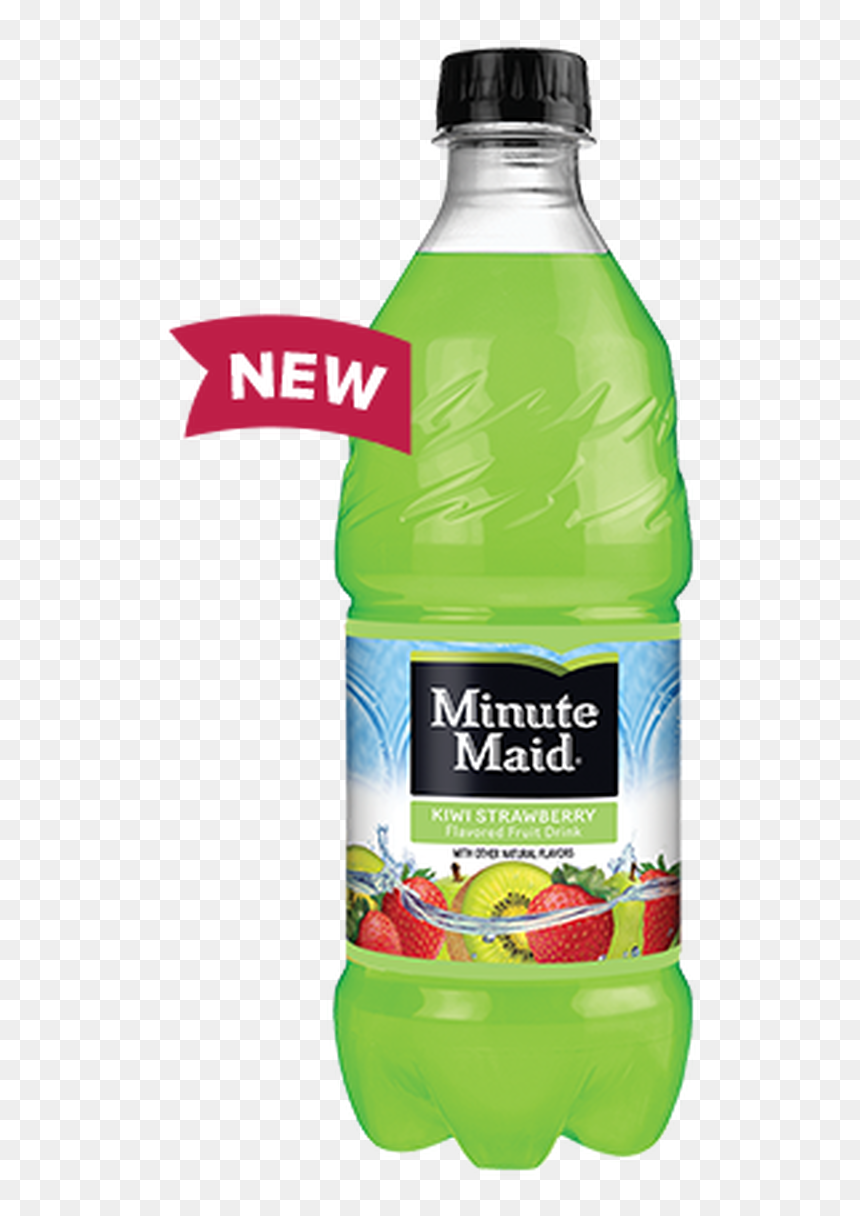 Minute Maid Kiwi Strawberry 20 Oz Bottle - Minute Maid Strawberry Kiwi, HD Png Download - minute maid png