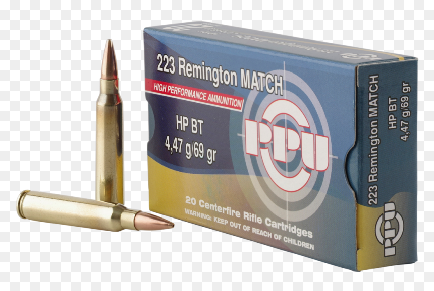 Ppu Ppm2231 Match 223 Remington/5, HD Png Download - hollow point png