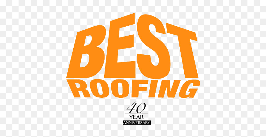 40 Year Anniversary - Best Roofing Png Logo, Transparent Png - roof logo png