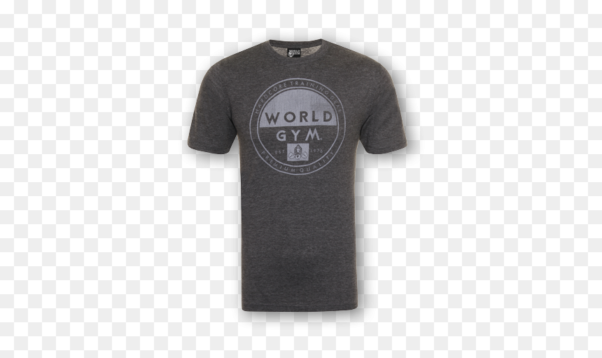 Active Shirt, HD Png Download - world gym logo png
