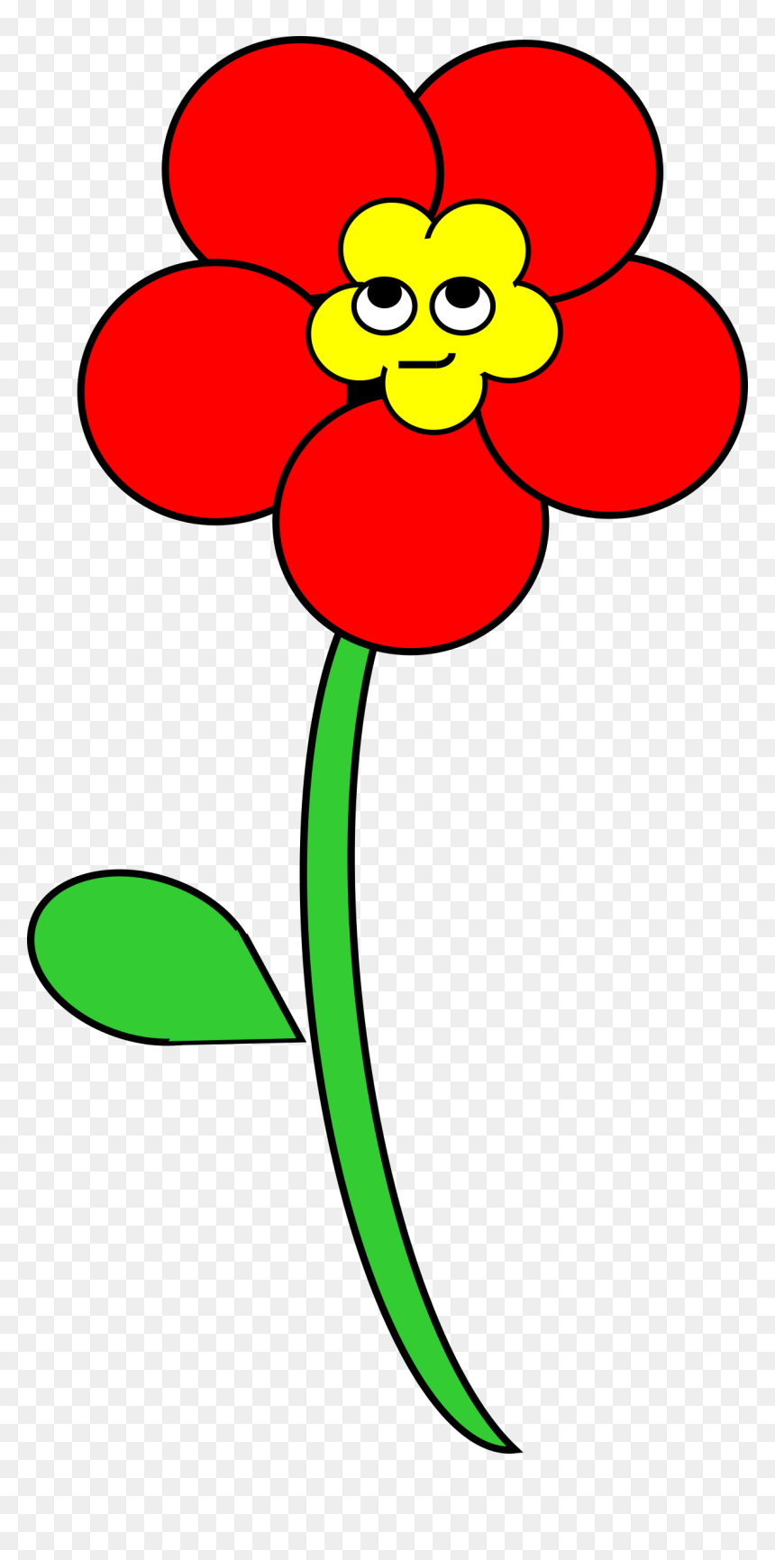 Smiling Poppy - Smiling Flower Clip Art, HD Png Download - red poppy png