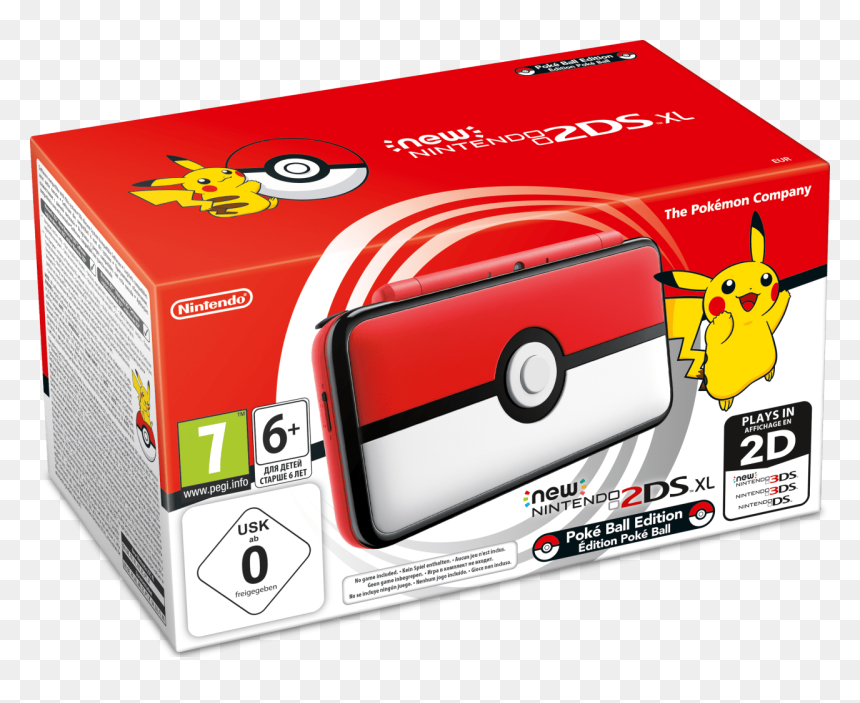 Nintendo 2ds Xl Pokéball, HD Png Download - new 3ds png