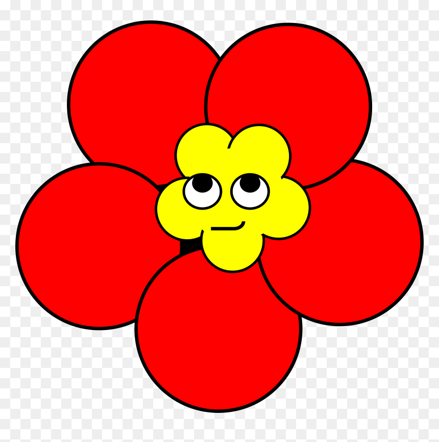 Poppy Smirk - Poppy Flower With A Face, HD Png Download - red poppy png