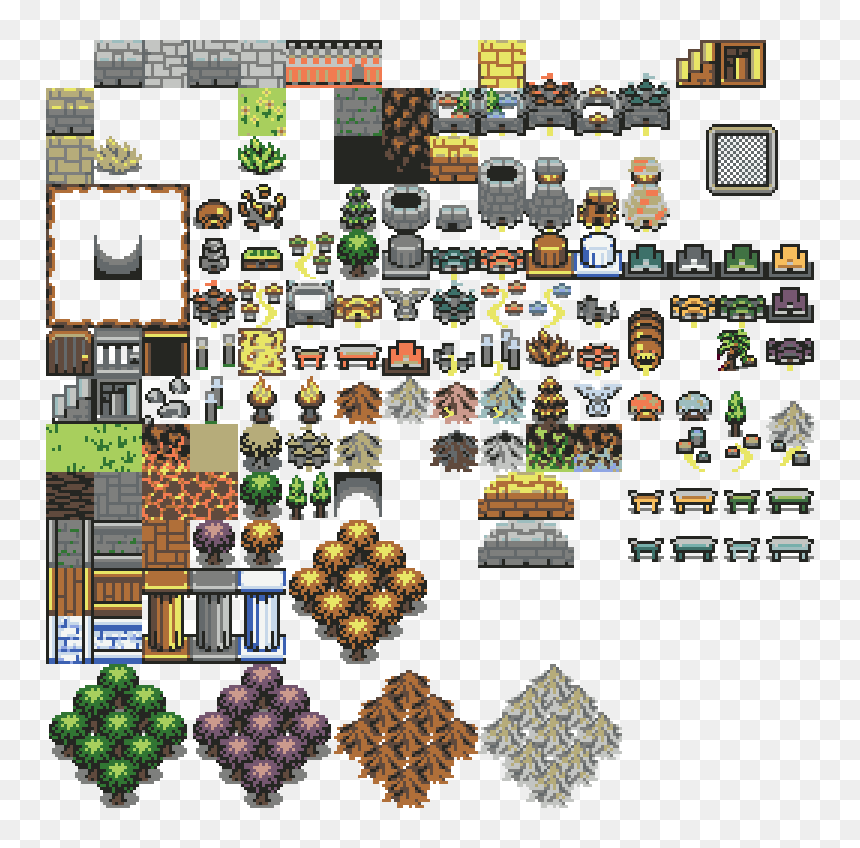 Preview - Rpg Maker World Tiles, HD Png Download - rpg maker png