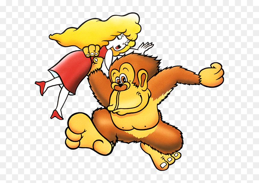 Donkey Kong And Lady Spirit, HD Png Download - donkey kong.png