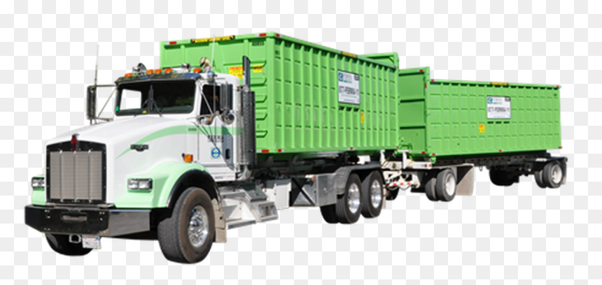 Picture - Trailer Truck, HD Png Download - green box png