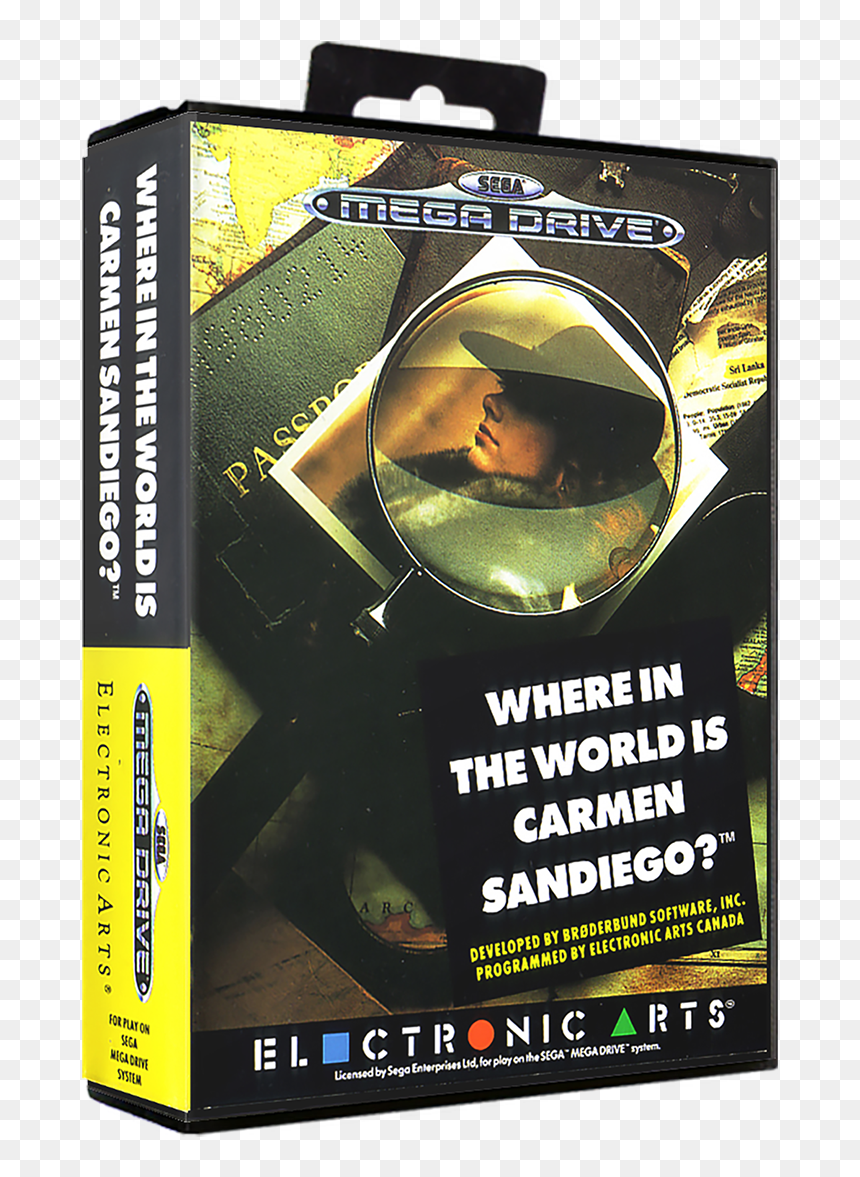 3d Where In The World Is Carmen Sandiego , Png Download - World Is Carmen Sandiego Mega Drive, Transparent Png - carmen sandiego png