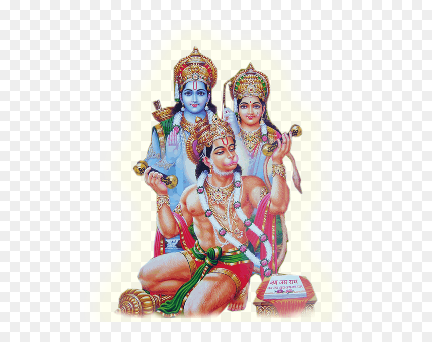 Lord Ram And Hanuman, HD Png Download - lord hanuman png