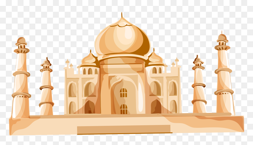Dome, HD Png Download - tajmahal png