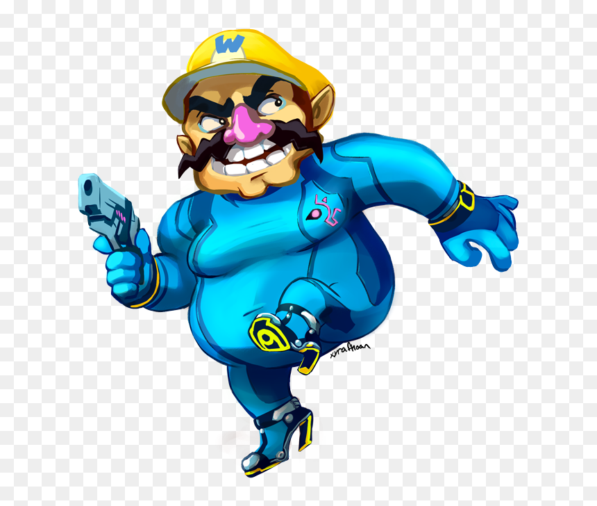 Wario Zero Suit Samus, HD Png Download - wario png
