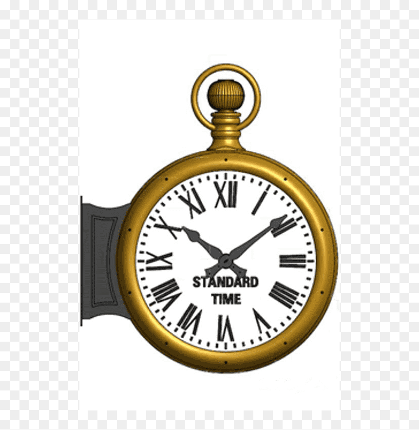 Trainstation Clock, HD Png Download - pocket watch png