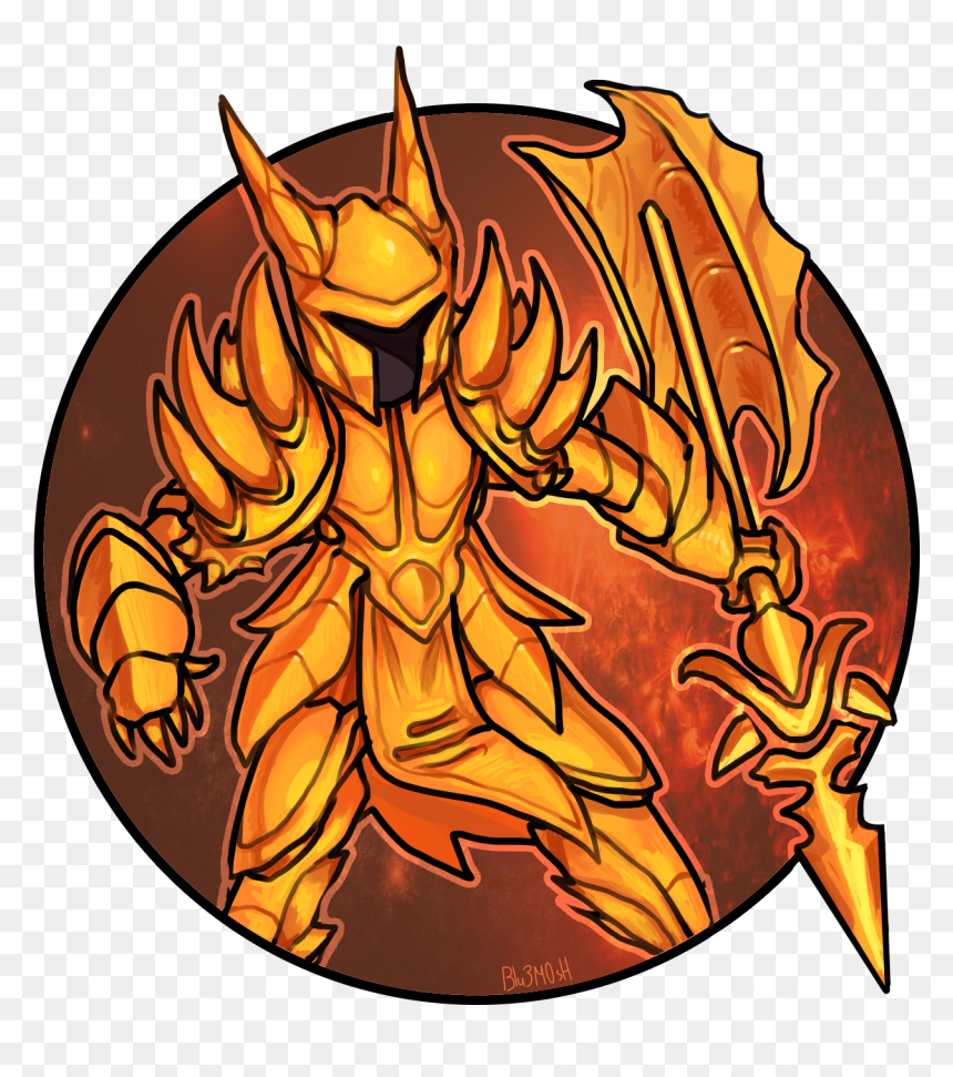 Solar Flare Armor Fanart, HD Png Download - terraria logo png