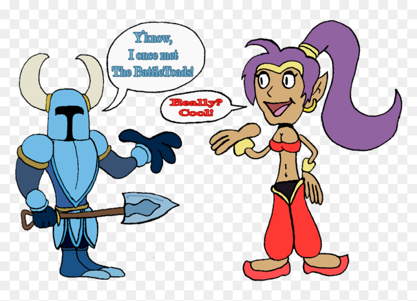 Shovel Knight Shantae, HD Png Download - shovel knight png