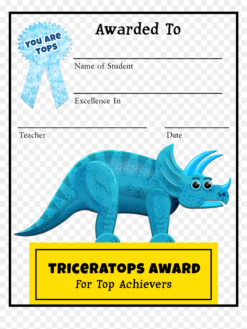 Animal Figure, HD Png Download - triceratops png