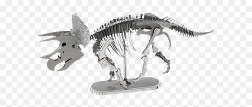 Metal Earth Dinosaur, HD Png Download - triceratops png