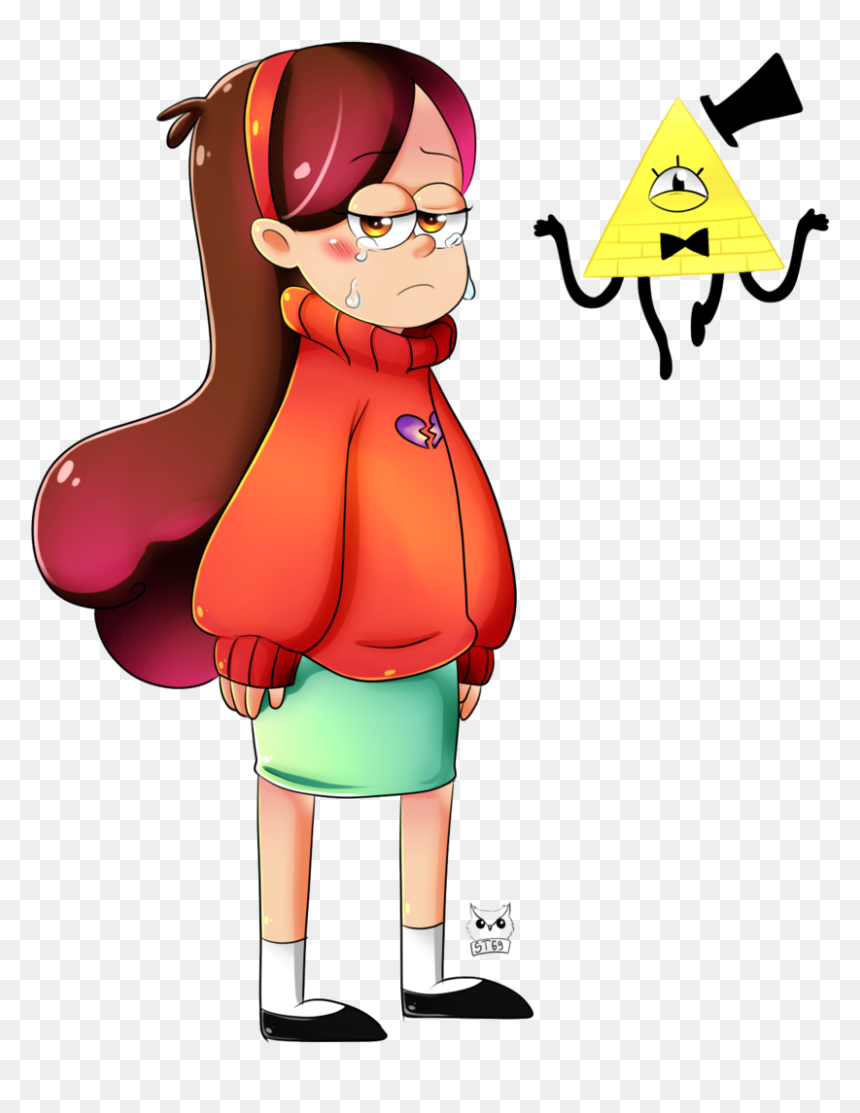 Bill Cipher And Mabel Pines, HD Png Download - bill cipher png