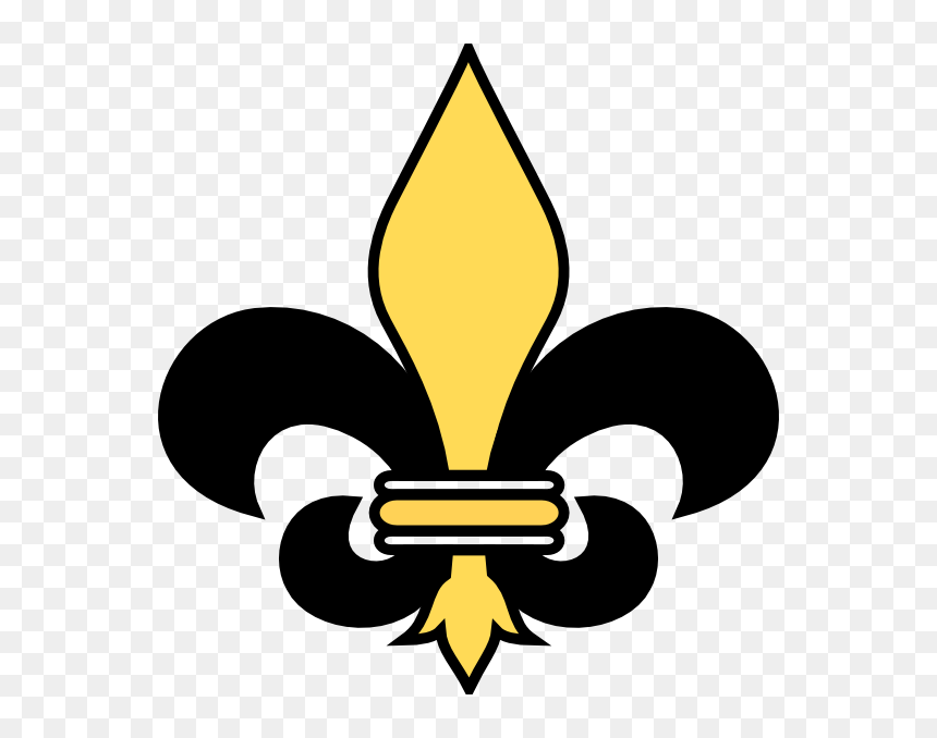 Flor De Lis Simbolo, HD Png Download - saints logo png