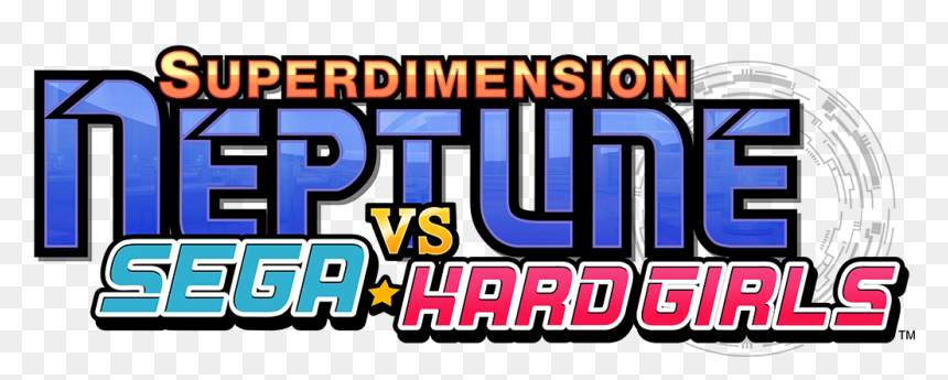 Superdimension Neptune Vs Sega Hard Girls Logo, HD Png Download - sega logo png