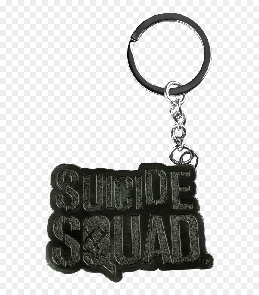 Keychain, HD Png Download - suicide squad logo png