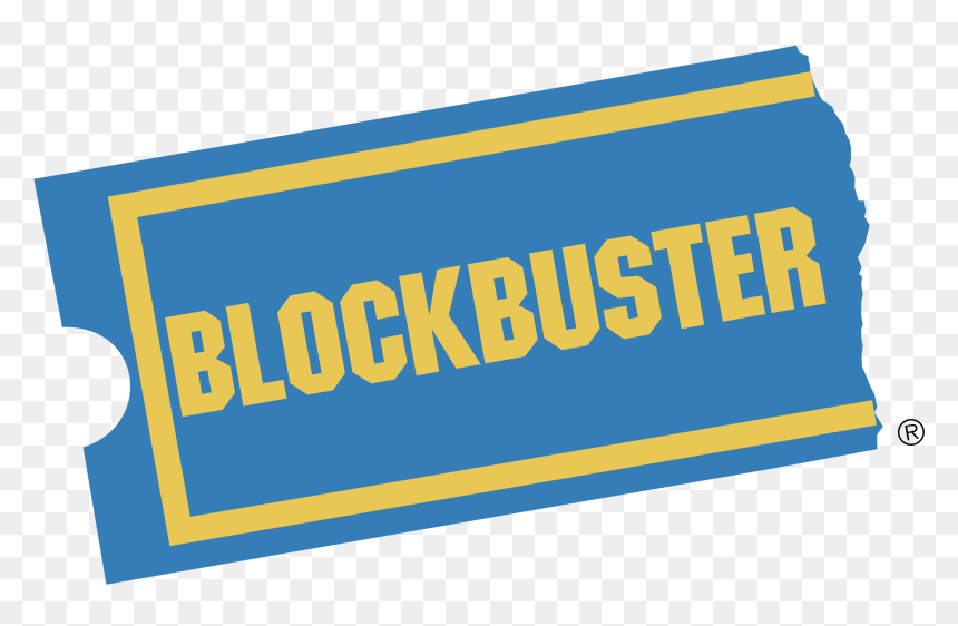 Blockbuster 01 Logo Png Transparent, Png Download - netflix logo png transparent