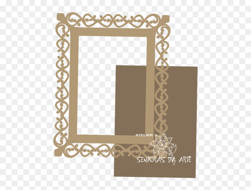 Mirror, HD Png Download - moldura redonda rosa png