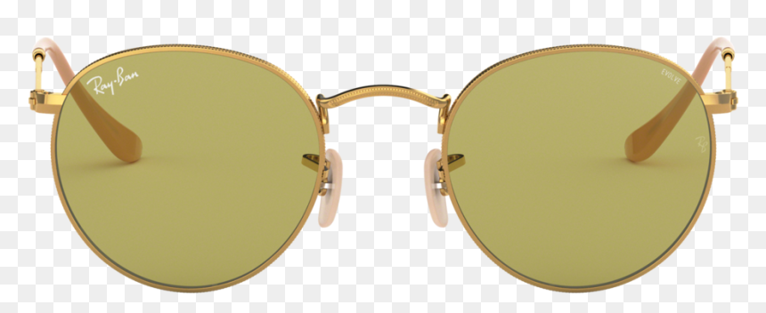 Ray Ban Sunglasses Round Evolve Rb3447 90644c - Ray Ban Lentes Evolve Round, HD Png Download - round shadow png