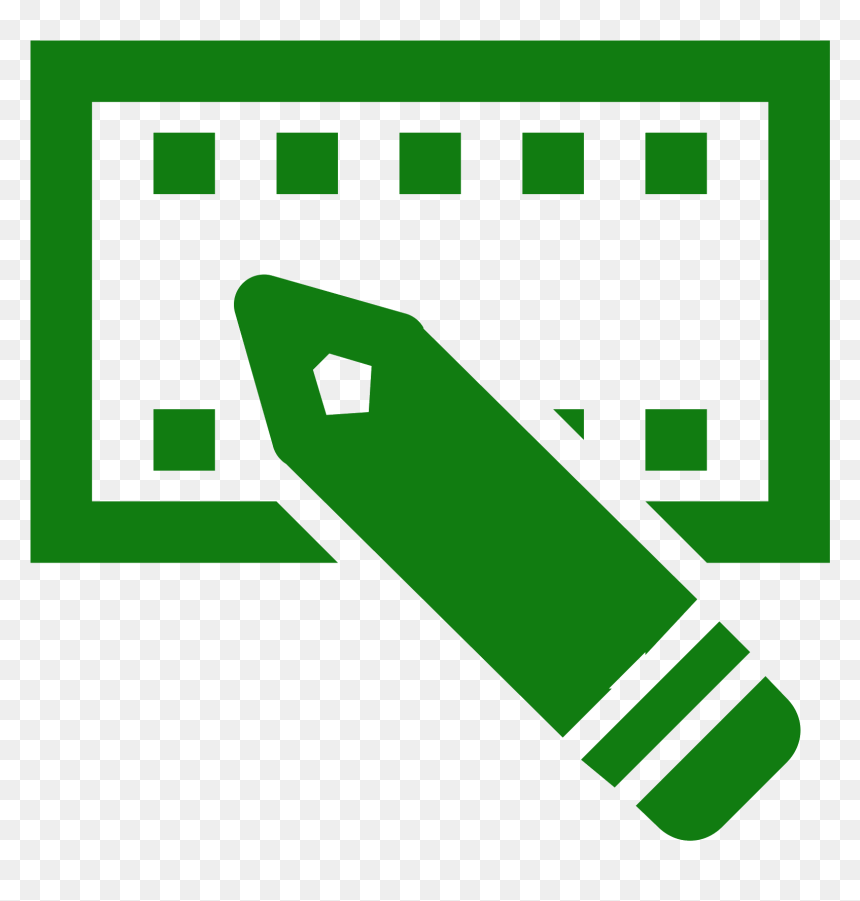 Vector Editing Film - Transparent Editing Icon, HD Png Download - movie icons png