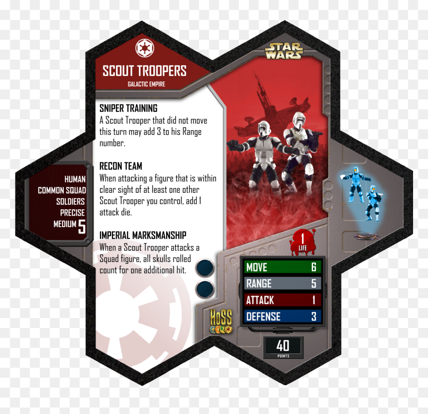 Heroscape Starwars Storm Troopers, HD Png Download - scout trooper png