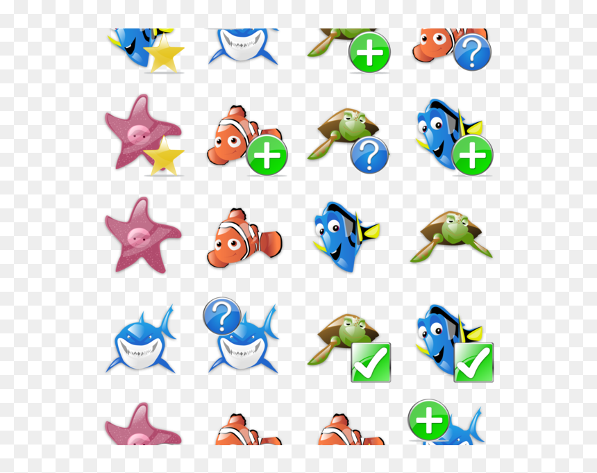 Finding Nemo , Png Download - Fishes Finding Nemo Vector, Transparent Png - finding nemo logo png