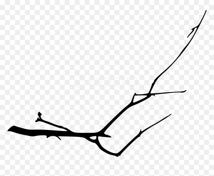 Free Png Simple Tree Branch Png - Silueta De Rama Png, Transparent Png - simple tree png