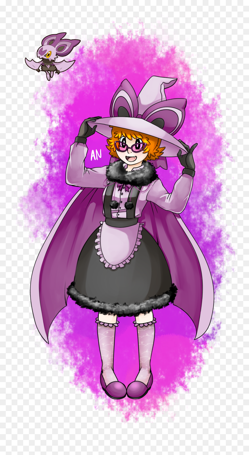Noibat And Noivern Was When I Changed The Art Style - Cartoon, HD Png Download - noivern png
