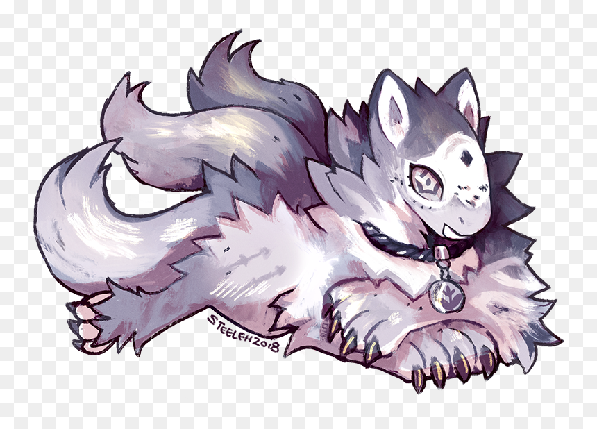 A Friend’s Starry Eyed Dog-like Creature - Illustration, HD Png Download - noivern png