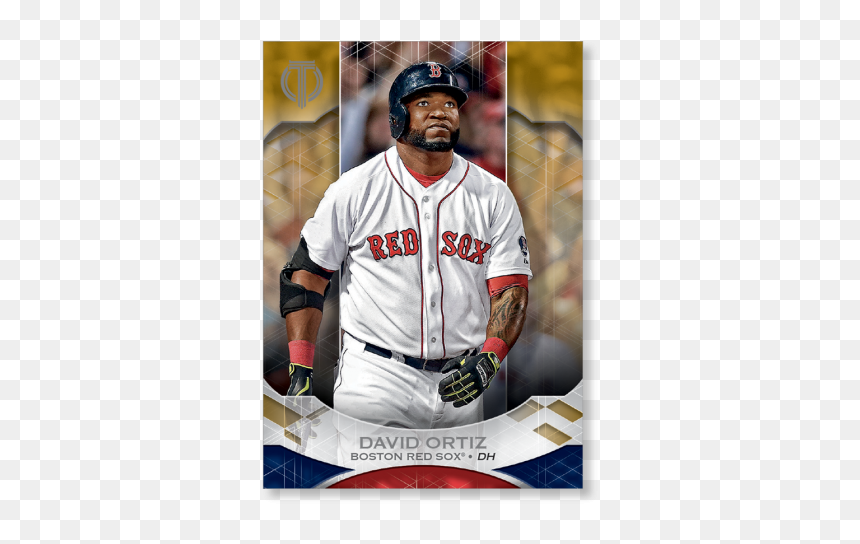 David Ortiz 2019 Topps Tribute Base Cards Poster Gold - Baseball Player, HD Png Download - david ortiz png
