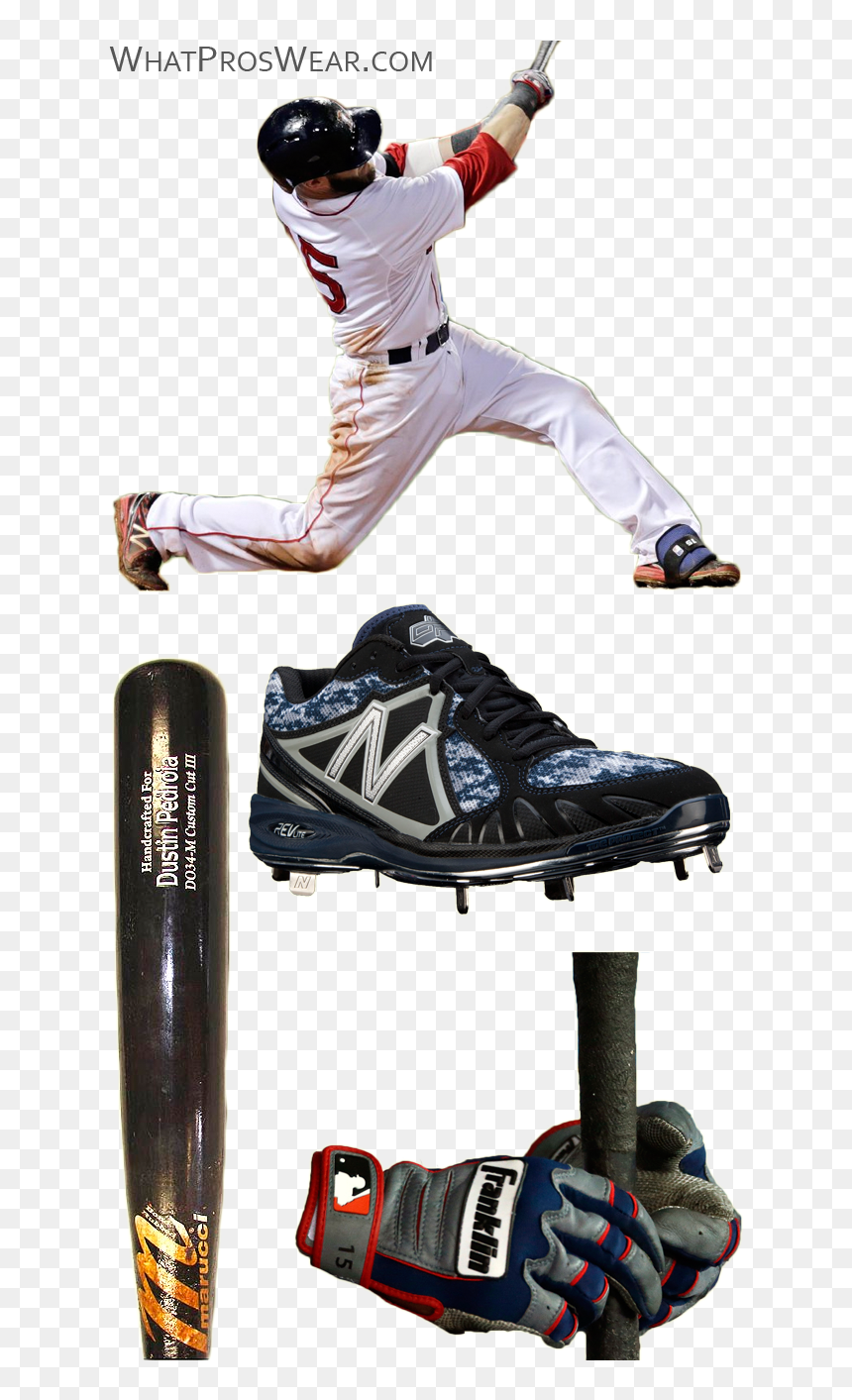 Dustin Pedroia Bat, Dustin Pedroia Batting Gloves, - Jumping, HD Png Download - david ortiz png