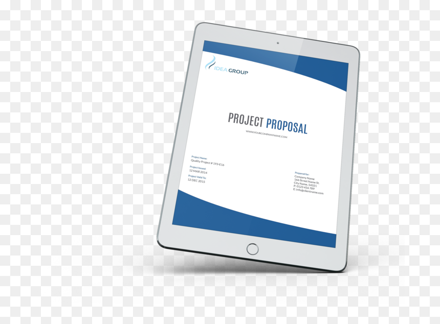Company Proposal E Book Template Portfolio Plan Pdf - Smartphone, HD Png Download - book template png
